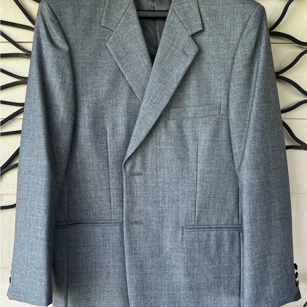 Bernardaud Slate Gray Men's Suit Jacket